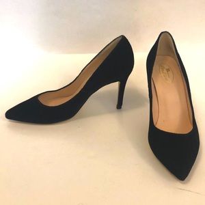 Browns Couture 39.5 Black Velvet High heel leather lining Like new Excellent